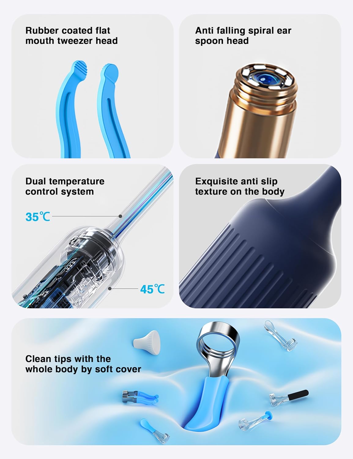 PeekClean™ HD Ear Camera | WiFi Visual Earwax Removal Kit