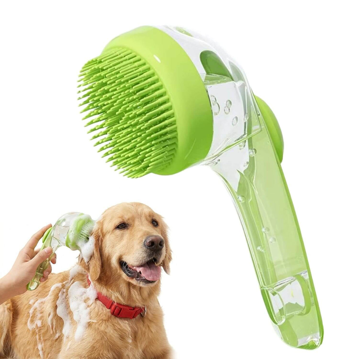 Pet Bath Brush Anti-Shedding Massage Scrubber