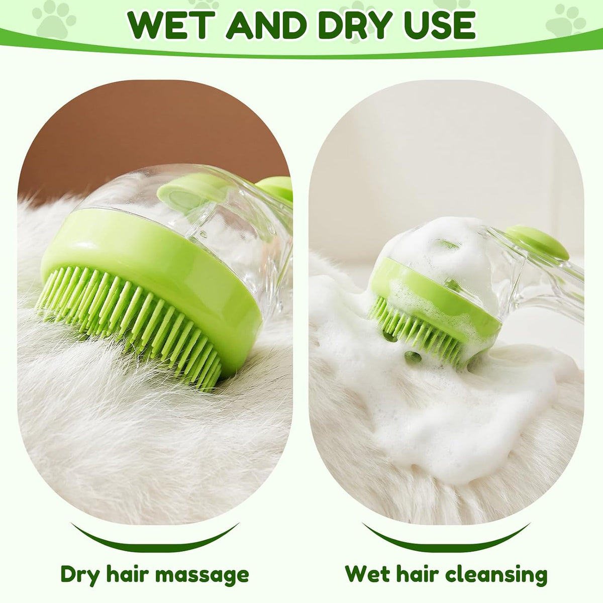 Pet Bath Brush โ Anti-Shedding Massage Scrubber