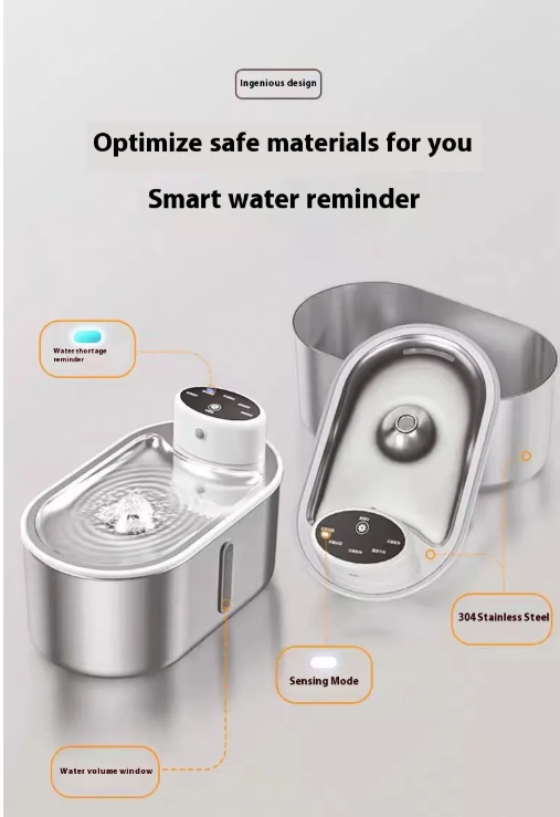 Trendy Tron Infrared Sensor Pet Water Fountain