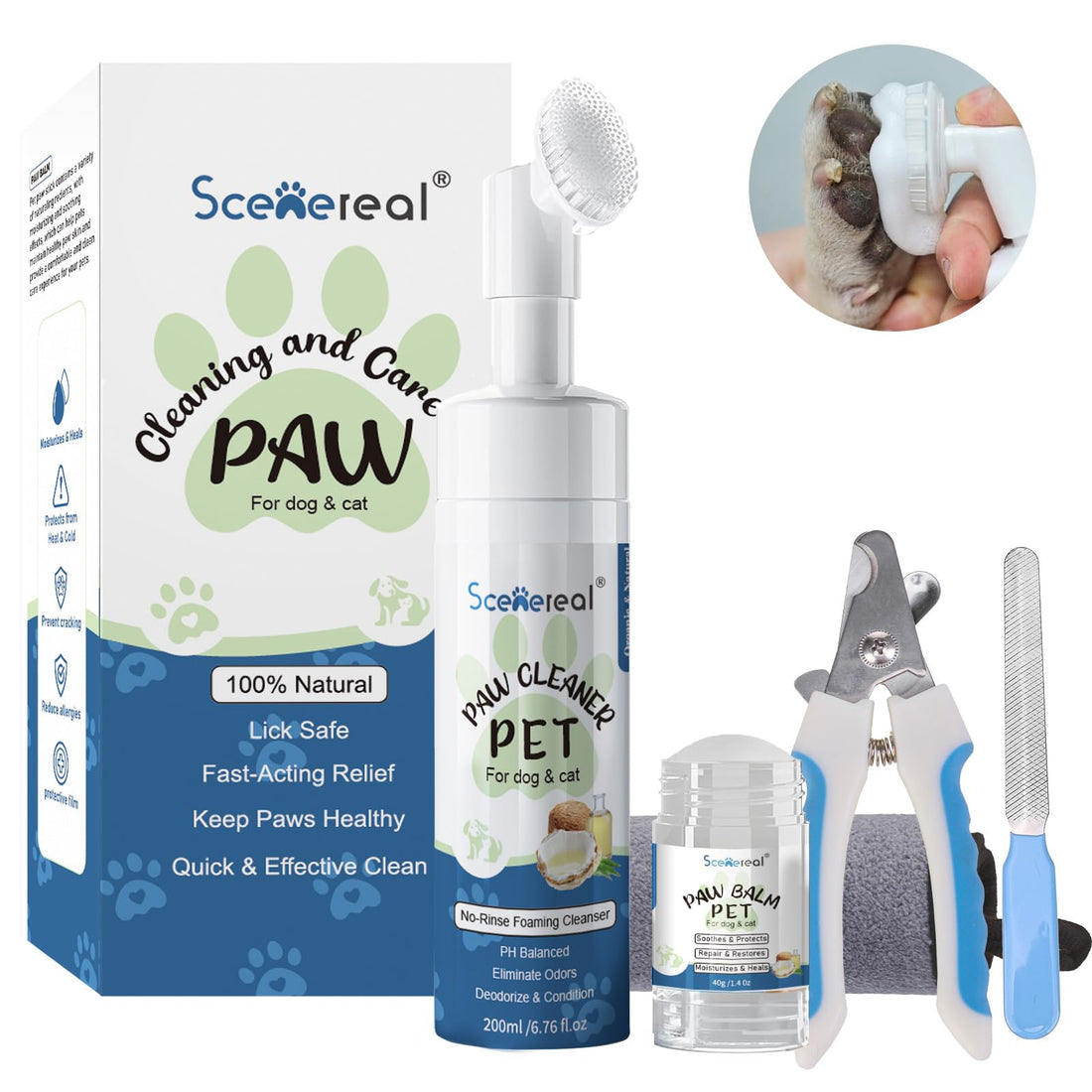 Complete Dog Paw Care &amp; Grooming Kit