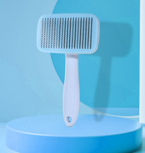 Self-Cleaning Dog Grooming Comb for Shedding &amp; Detangling