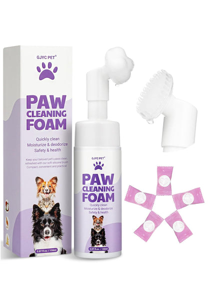No-Rinse Dog Paw Cleaner Foam