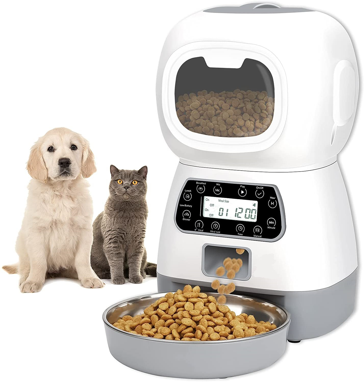 Trendy Tron Smart Pet Automatic Feeder with Manual and Scheduled Feeding Options