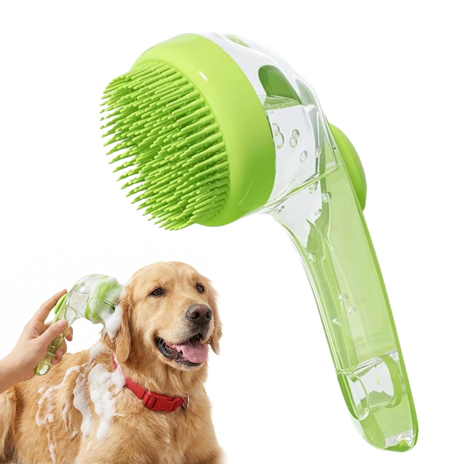 Pet Bath Brush – Anti-Shedding Massage Scrubber