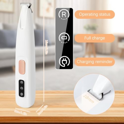 LED Dog Paw Grooming Trimmer