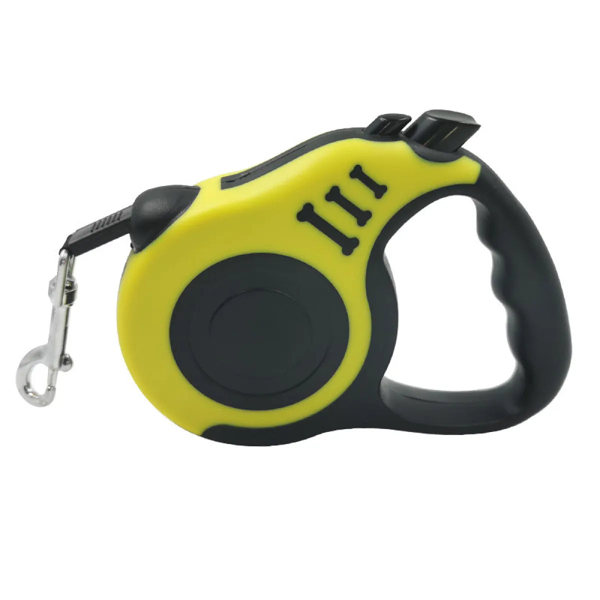 Trendy Tron Bone Print Retractable Dog Leash