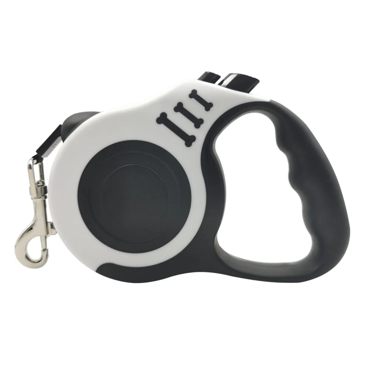 Trendy Tron Bone Print Retractable Dog Leash