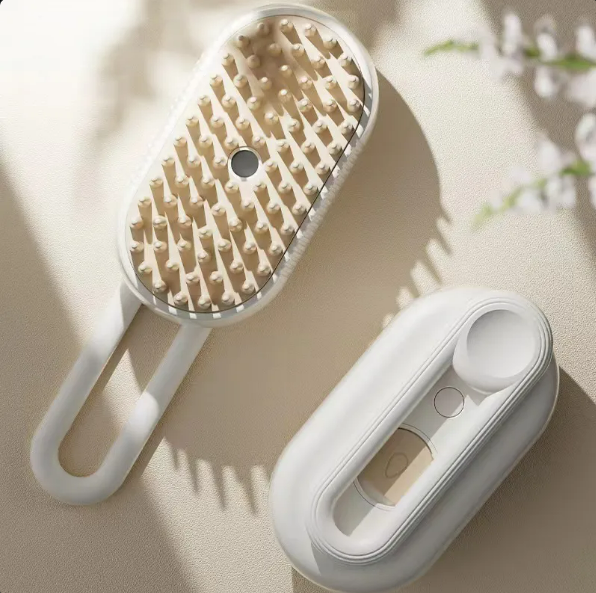 3-in-1 Steam Dog Grooming Brush