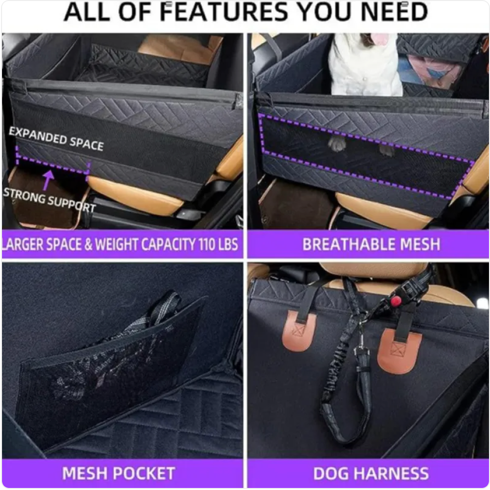Trendy Tron Waterproof & Dirt-Resistant Dog Bed for Car Travel
