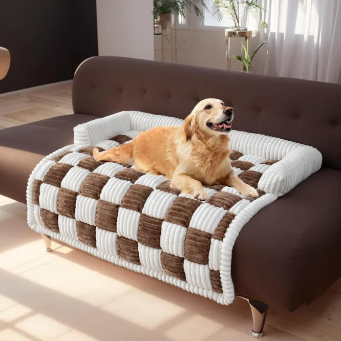 Plush Orthopedic Warm Dog Bed