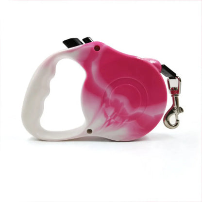 Trendy Tron Bone Print Retractable Dog Leash