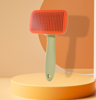 Self-Cleaning Dog Grooming Comb for Shedding &amp; Detangling