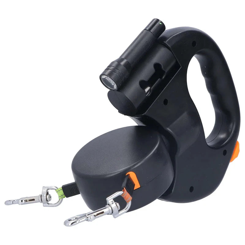 Dual Retractable Dog Leash for 2 Dogs | 2026 Enhanced Edition