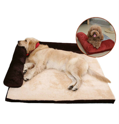 Corduroy Orthopedic Dog Sofa Bed