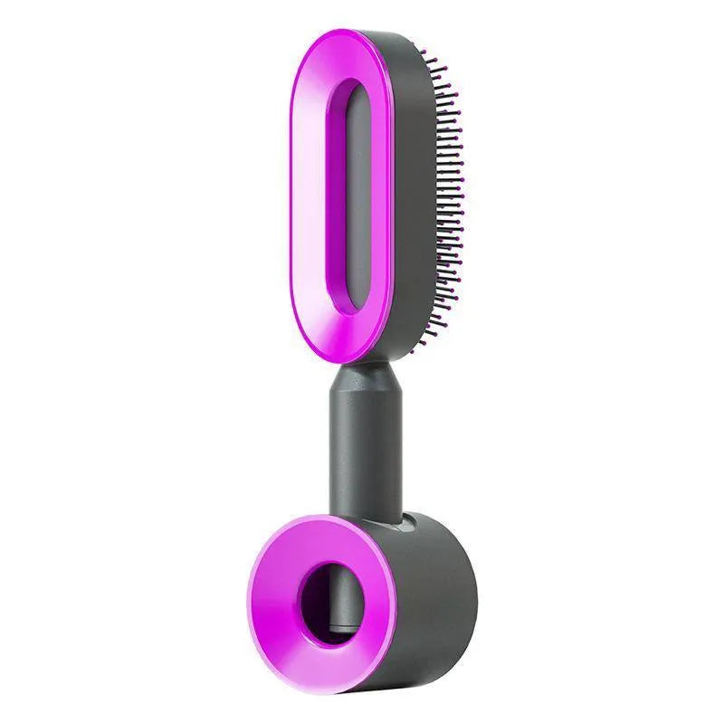 Self-Cleaning Dog Slicker Brush for Shedding &amp; Detangling