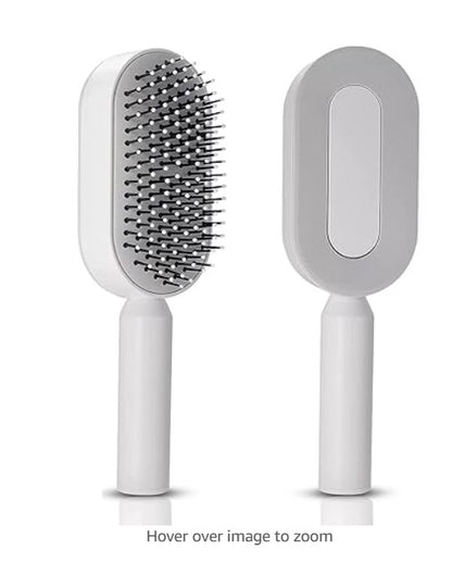 Self-Cleaning Dog Slicker Brush for Shedding &amp; Detangling