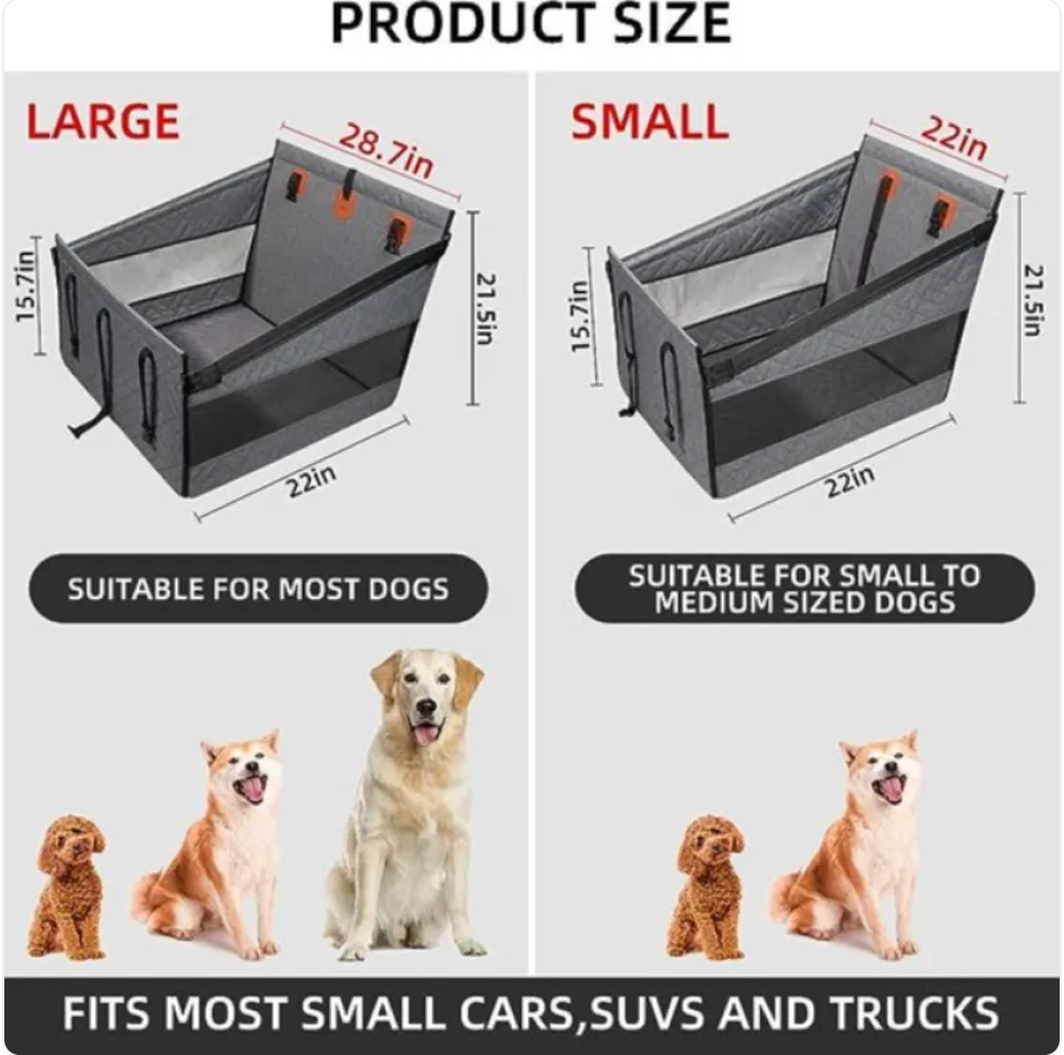 Trendy Tron Waterproof & Dirt-Resistant Dog Bed for Car Travel