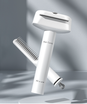 Self-Cleaning Dog Grooming Brush for Shedding &amp; Detangling