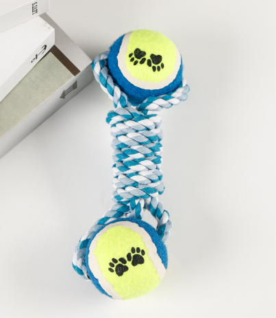 Cotton Rope Dumbbell Dog Toy for Playtime Fun