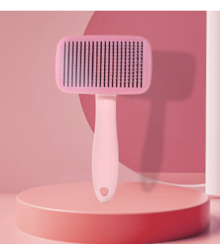 Self-Cleaning Dog Grooming Comb for Shedding &amp; Detangling