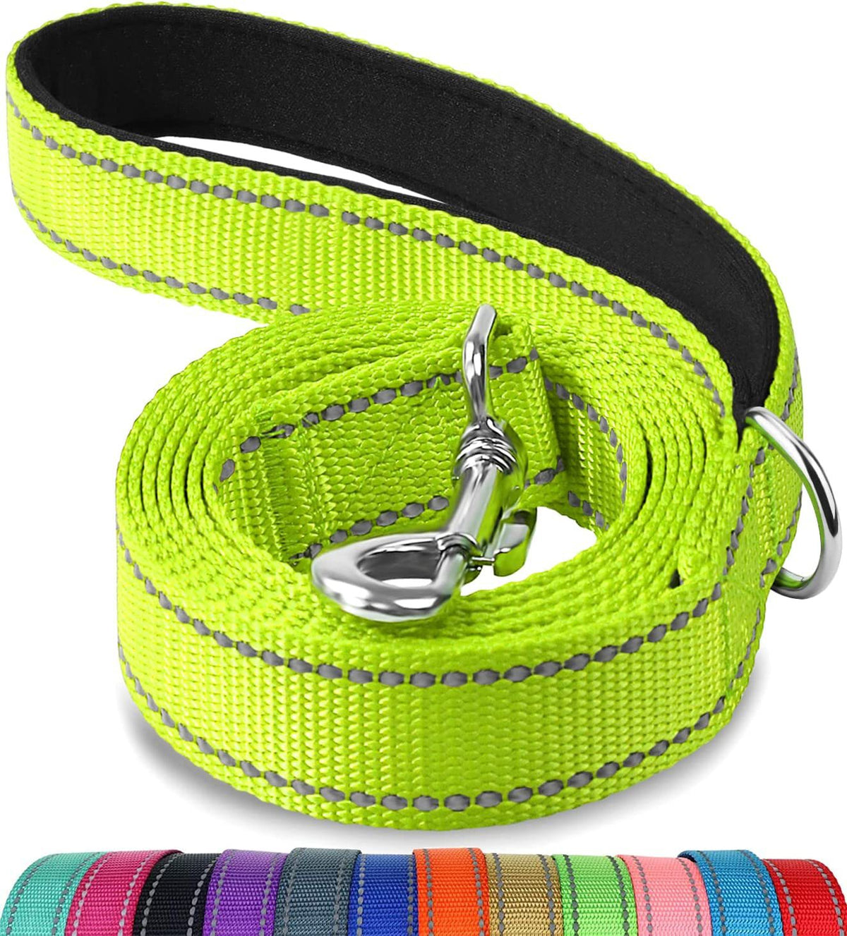 Trendy Tron Reflective Dog Leash with Hand Grip